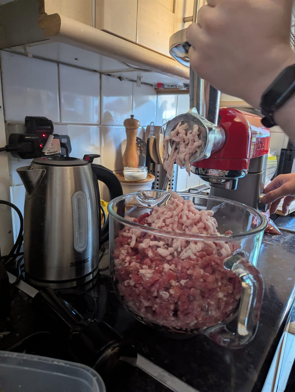 Venison red wine sausages, photo 1